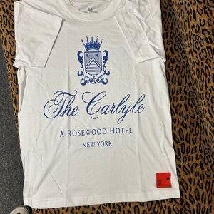 Carlyle Hotel Vintage-Style White T-Shirt